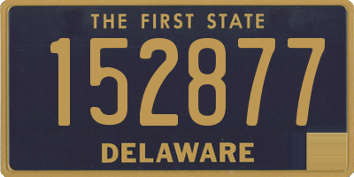 DE license plate 152877