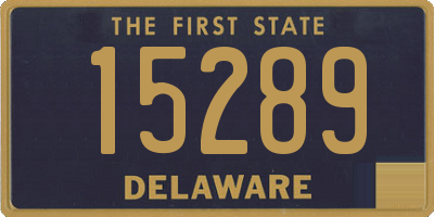 DE license plate 15289