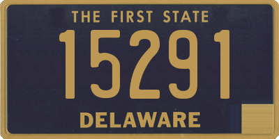 DE license plate 15291