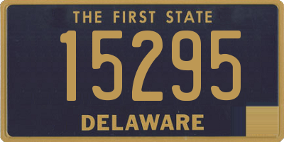 DE license plate 15295