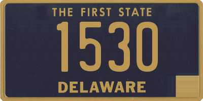 DE license plate 1530