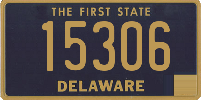 DE license plate 15306