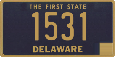 DE license plate 1531
