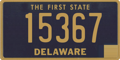 DE license plate 15367