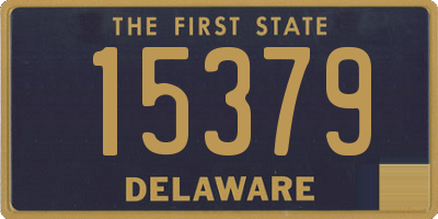 DE license plate 15379