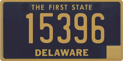 DE license plate 15396