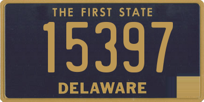 DE license plate 15397