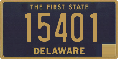 DE license plate 15401