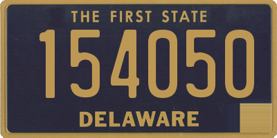 DE license plate 154050