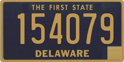 DE license plate 154079