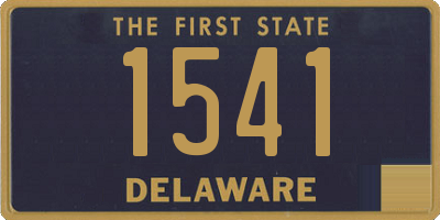 DE license plate 1541