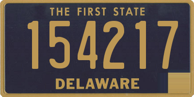 DE license plate 154217