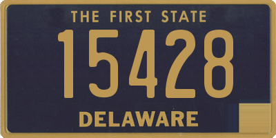 DE license plate 15428