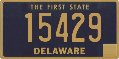 DE license plate 15429