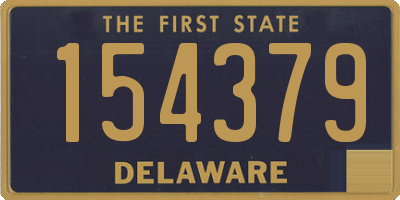 DE license plate 154379