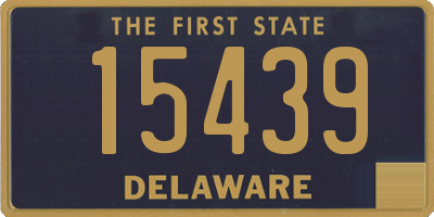 DE license plate 15439
