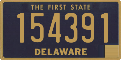 DE license plate 154391