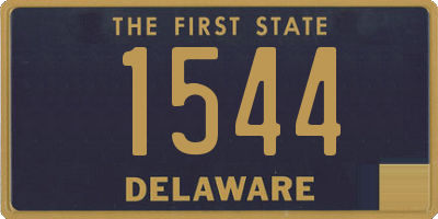 DE license plate 1544