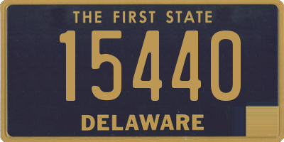 DE license plate 15440