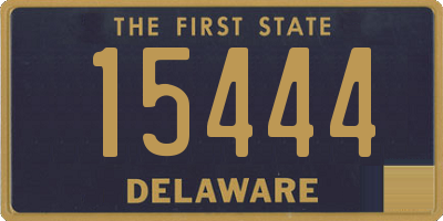 DE license plate 15444