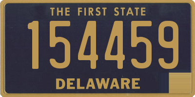 DE license plate 154459