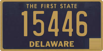 DE license plate 15446