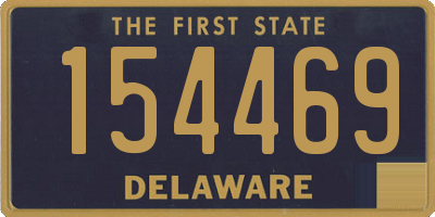 DE license plate 154469