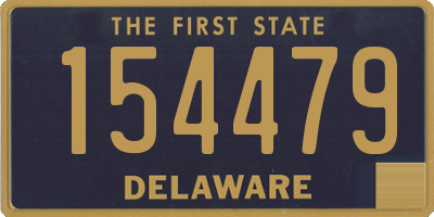 DE license plate 154479