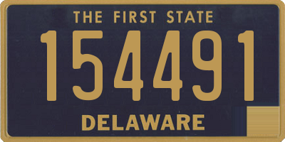 DE license plate 154491