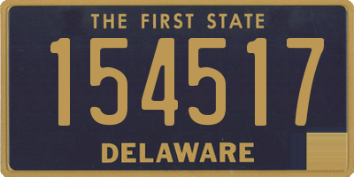 DE license plate 154517