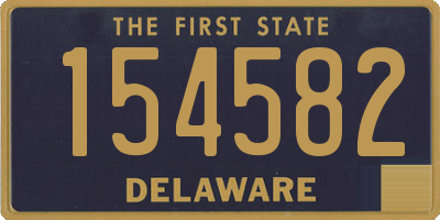 DE license plate 154582