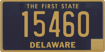 DE license plate 15460