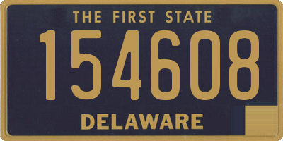 DE license plate 154608