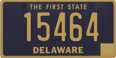 DE license plate 15464