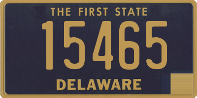 DE license plate 15465