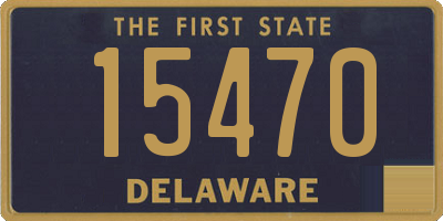 DE license plate 15470