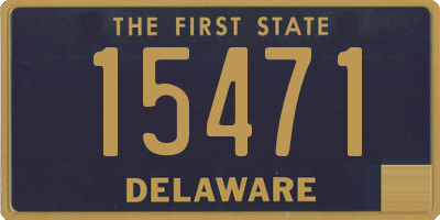 DE license plate 15471