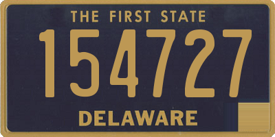 DE license plate 154727