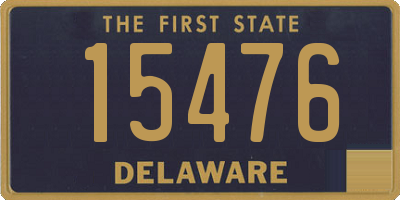 DE license plate 15476