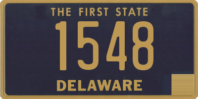 DE license plate 1548