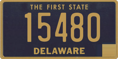 DE license plate 15480