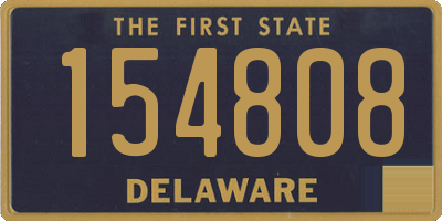 DE license plate 154808