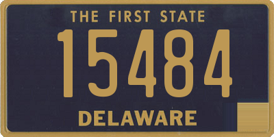 DE license plate 15484