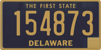 DE license plate 154873