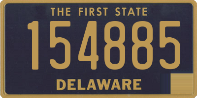 DE license plate 154885