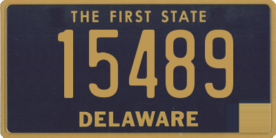 DE license plate 15489