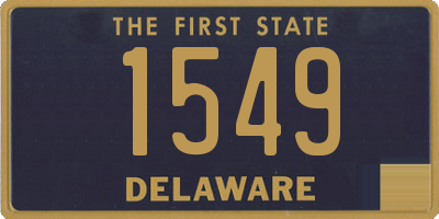 DE license plate 1549