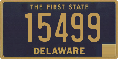 DE license plate 15499