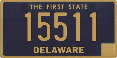 DE license plate 15511