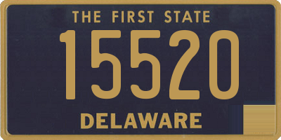 DE license plate 15520